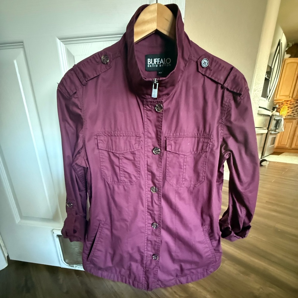 Buffalo David Bitton Women's Plum Utility Jacket